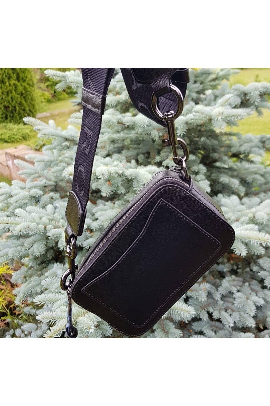 Кожаная сумка Marc Jacobs 25x16 см - Black