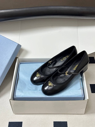 Женские кожаные туфли Prada premium   