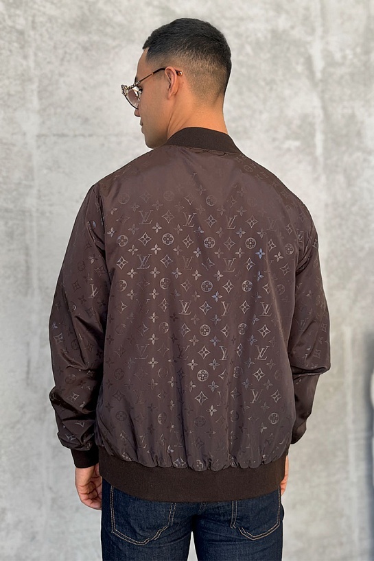 Мужской бомбер Louis Vuitton Monogram - Brown