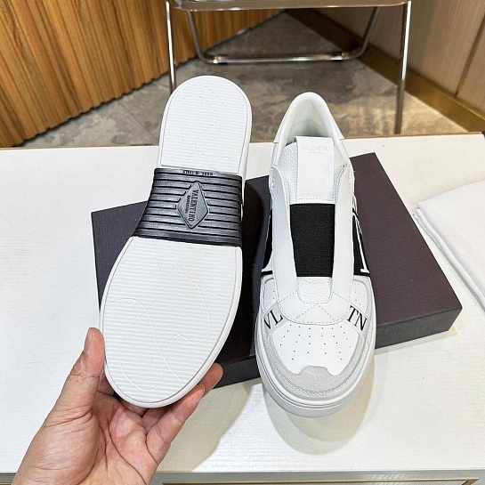 Кожаные кроссовки Valentino VL7N low-top - White