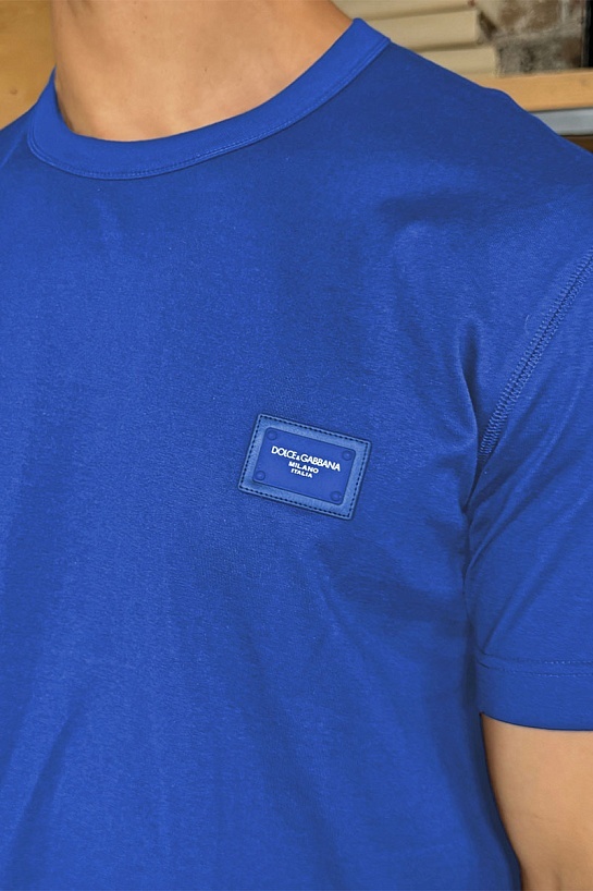 Мужская футболка Dolce & Gabbana Premium - Color Blue
