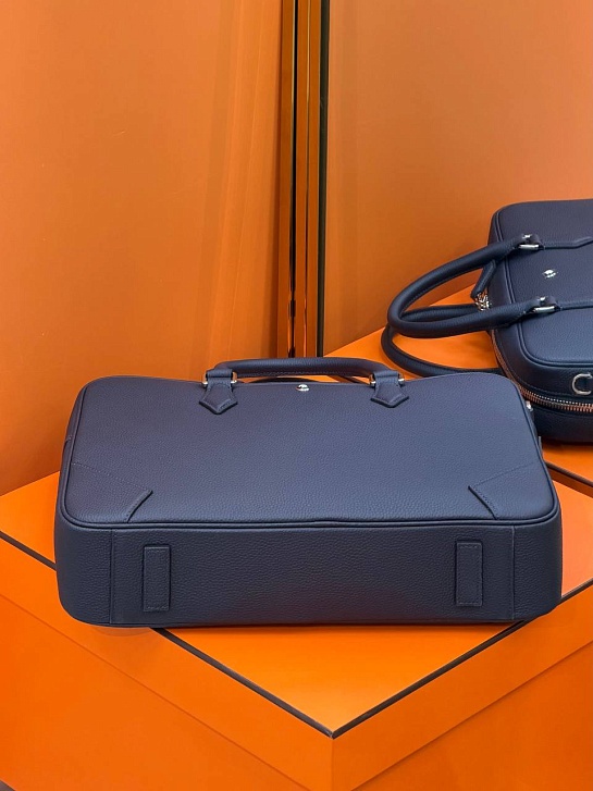 Кожаная сумка Montblanc Meisterstuck premium 37.5x27x8 см