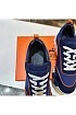 Мужские замшевые кроссовки Hermes Bouncing - Blue