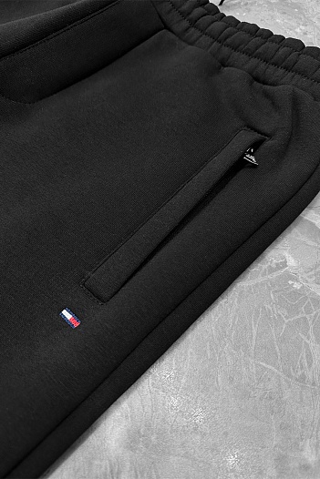 Чёрные штаны на флисе Tommy Hilfiger   