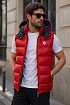 Мужской жилет Moncler logo-patch - Red