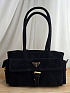 Замшевая сумка Prada 30x16 см
