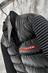 Куртка с вязанными рукавами Prada Linea Rossa - Black