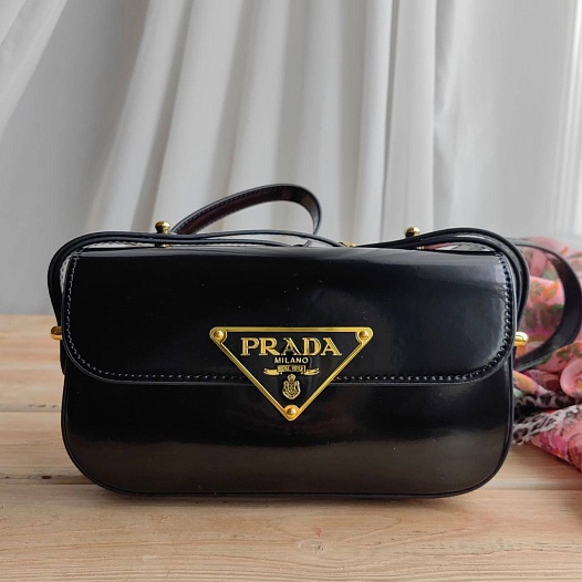 Кожаная сумка-клатч Prada 19x10 см (2 расцветки)   