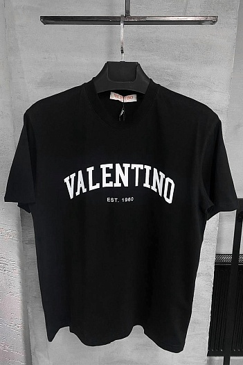 Оверсайз футболка Valentino чёрного цвета   