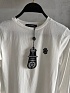 Женский белый лонгслив Chrome Hearts premium
