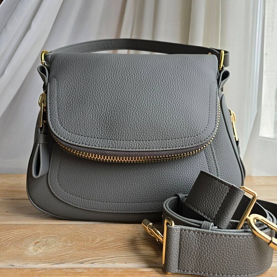 Женская сумка Tom Ford Jennifer 28x22 см - Grey