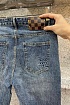 Мужские светло-синие джинсы Louis Vuitton