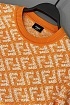 Мужской джемпер Fendi Jacquard FF - Orange