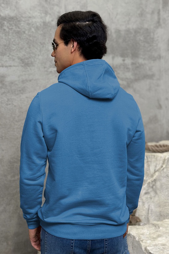 Мужское худи Tommy Hilfiger синего цвета