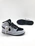Женские кроссовки Nike Dunk High - White / Black / Silver