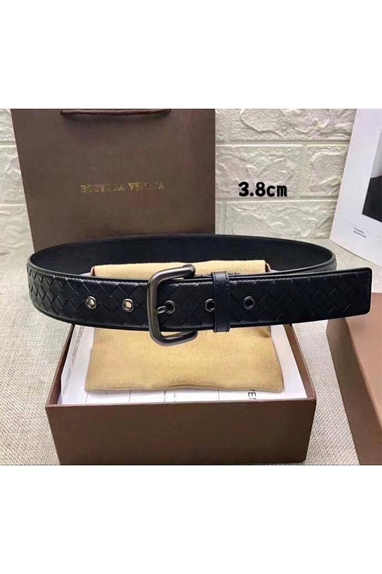 Кожаный ремень Bottega Veneta (ширина 3.8 см, длина 110 / 115 / 125 см)