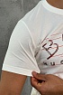 Футболка белого цвета Hugo Boss logo-applique