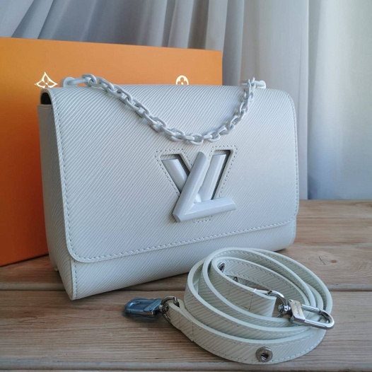 Сумка Louis Vuitton Twist MM 23x17x9.5 см - White   