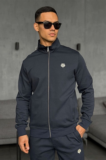 Спортивный костюм Loro Piana logo-embroidered - Navy   