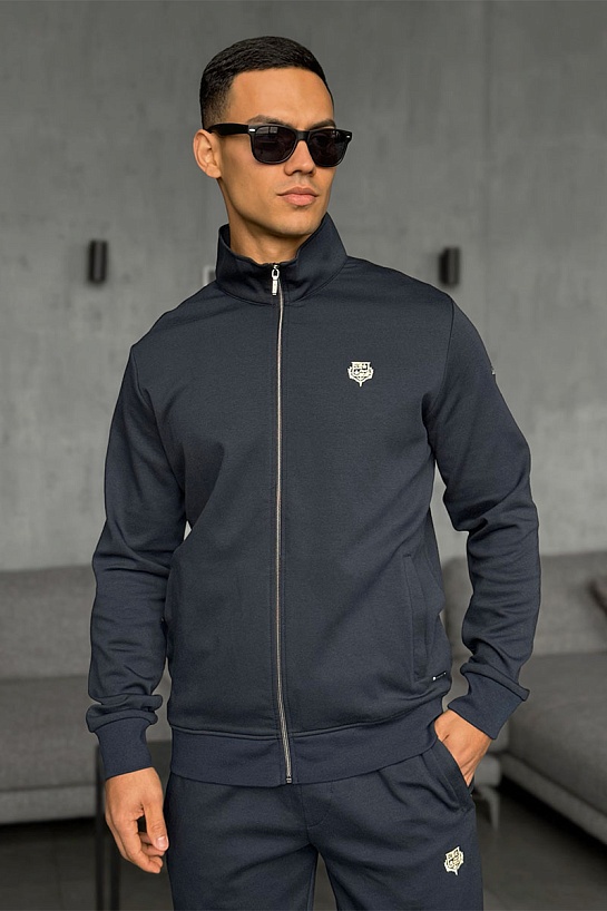 Спортивный костюм Loro Piana logo-embroidered - Navy