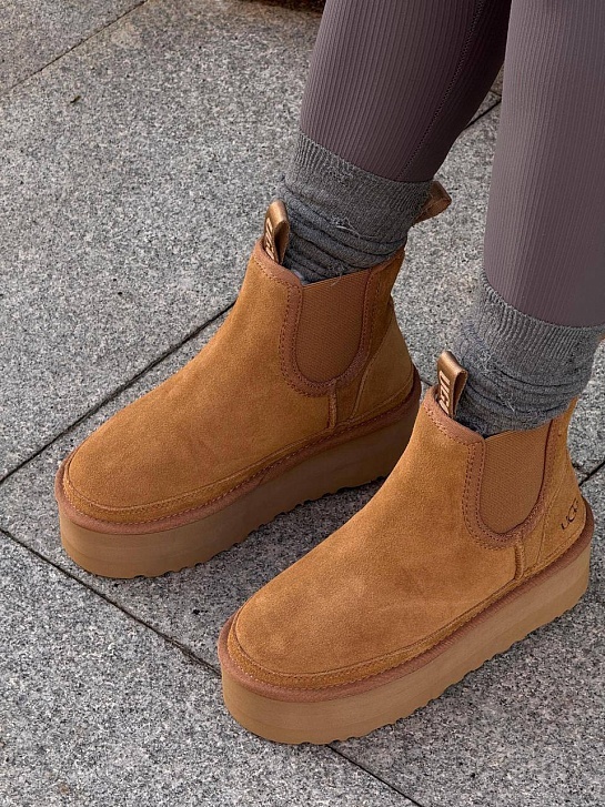 Женские ботинки UGG Neumel Platform - Brown