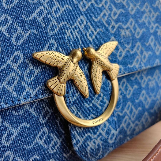 Джинсовая сумка Love Bag 27x16 см   