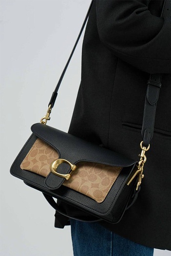 Кожаная сумка Coach Tabby 27x15 см   