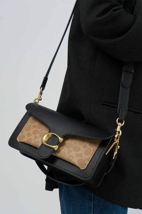 Кожаная сумка Coach Tabby 27x15 см