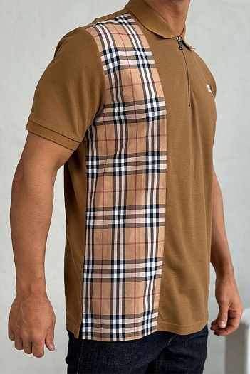 Мужское коричневое поло Burberry   