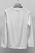 Мужской белый лонгслив Emporio Armani 7