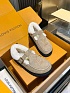 Женские меховые лоферы Louis Vuitton Colorado Comfort Mary Jane premium