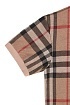 Бежевая футболка Burberry Check motif