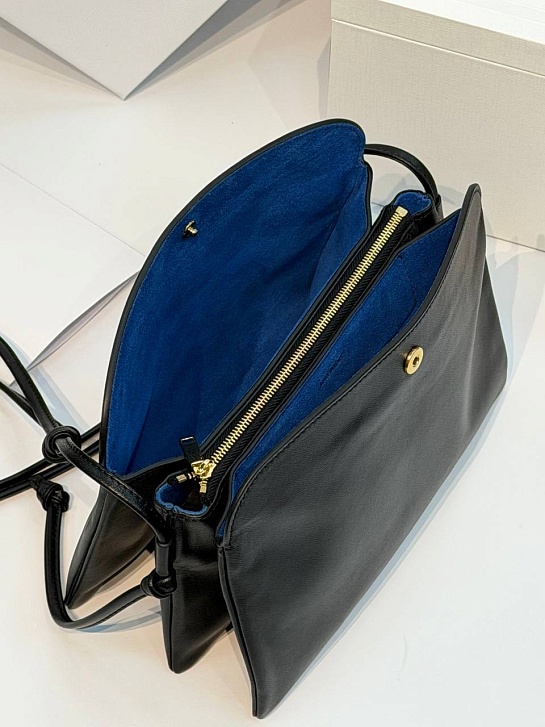 Кожаная сумка Celine Trio Flap premium 22.5x13x3.5 см