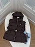 Женский коричневый жилет Prada premium