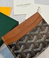 Кожаный кардхолдер Goyard Saint Sulpice premium 10.5x7 см