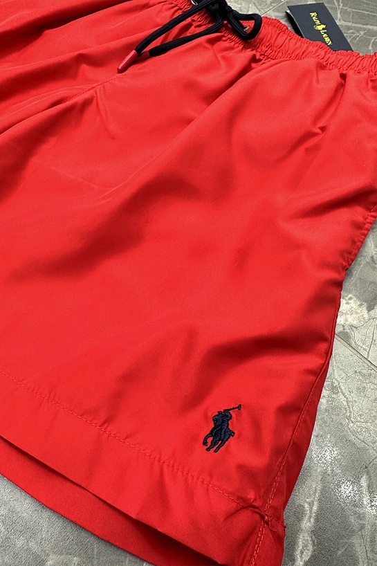 Мужские красные шорты Polo Ralph Lauren