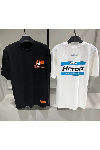 Мужская оверсайз футболка Heron Preston Eagle - White   