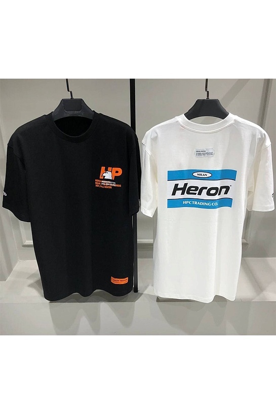 Мужская оверсайз футболка Heron Preston Eagle - Black