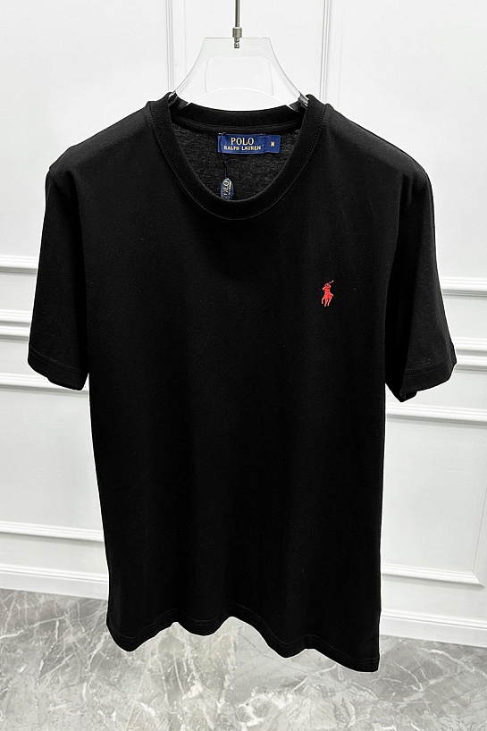 Чёрная футболка Роlо Ralрh Lаurеn basic
