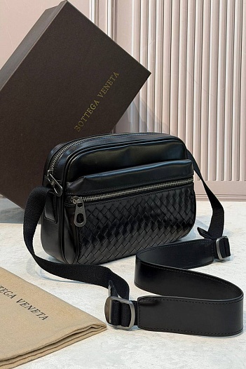 Кожаная сумка Bottega Veneta Intreccio premium 26x14x8 см   