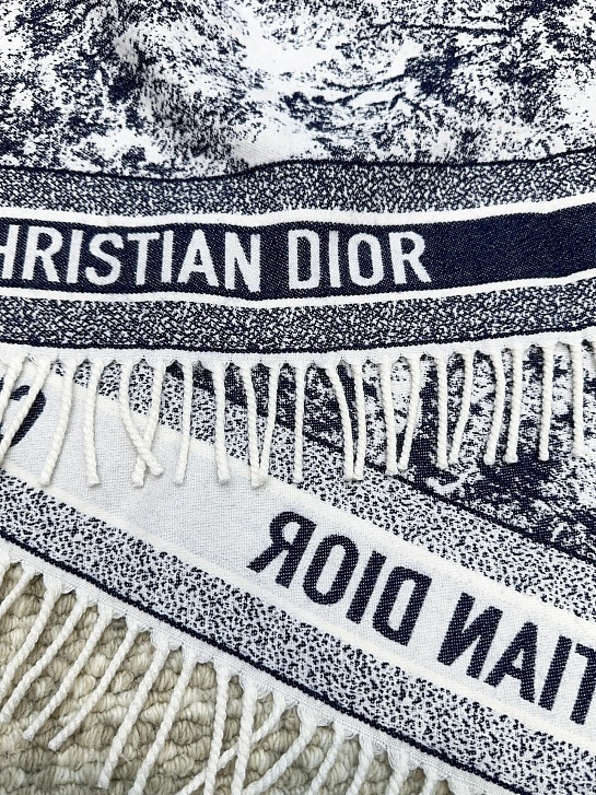 Шарф Dior Toile de Jouy Sauvage premium 140x140 см