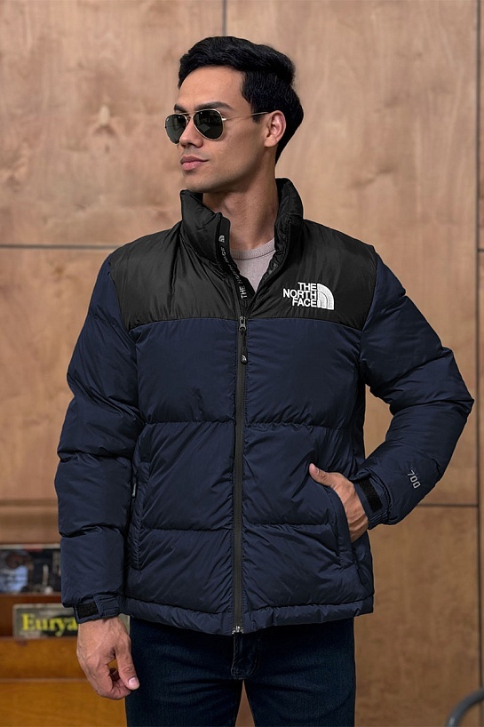 Тёмно-синий пуховик The North Face 1996 Retro Nuptse