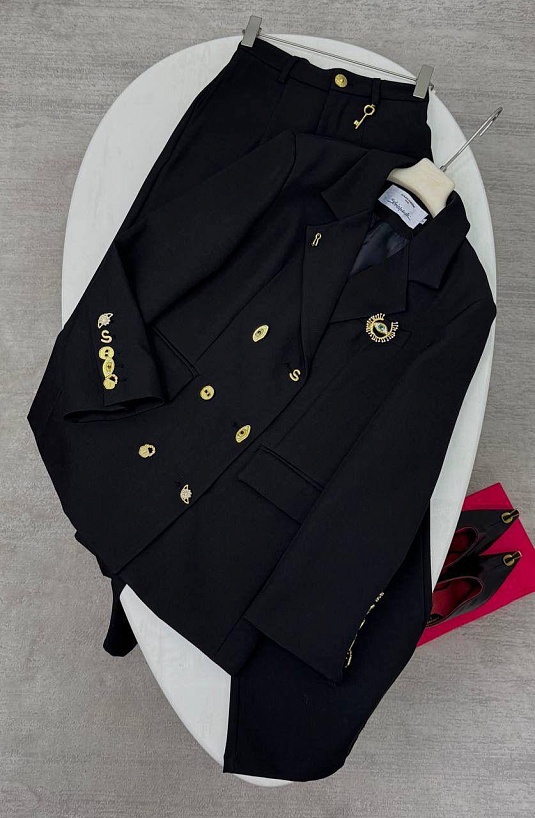 Женский костюм Schiaparelli premium - Black