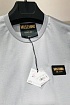 Мужская серая футболка Moschino logo-patch