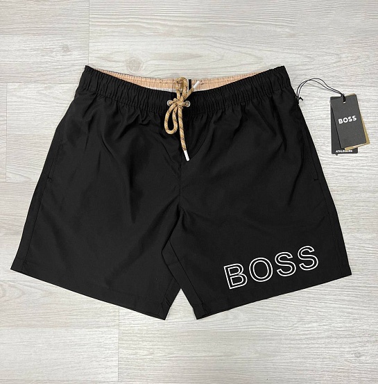 Мужские чёрные шорты Hugo Boss Mooneye