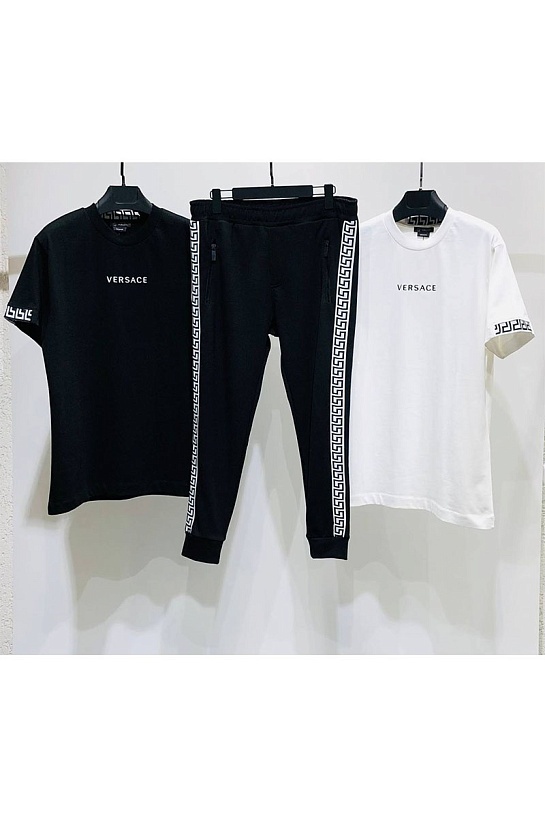 Мужские чёрные штаны Versace
