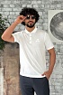 Мужское белое поло Loro Piana
