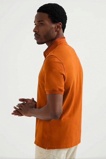 Мужское поло Hermes Premium - Orange   