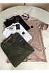 Классическое мужское поло Tommy Hilfiger бежевого цвета