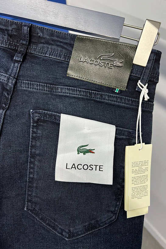 Мужские чёрные джинсы Lacoste